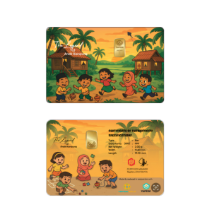 Wafer Emas 999, 2 gram Edisi Anak Kampung